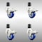 Service Caster 3 Inch 316SS Blue Poly Swivel 1-7/8 Inch Expanding Stem Caster Set Lock Brake SCC-SS316TTLEX20S314-PPUB-BLUE-178-4 - alternate 4